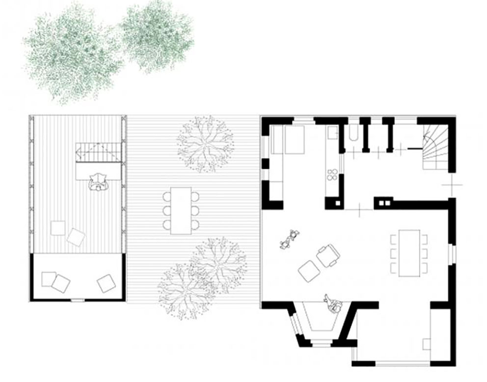 Проект дома от Sue Architekten Проект дома от Sue Architekten