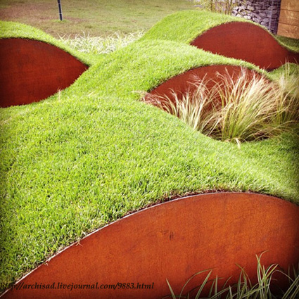 Corten steel - для оформления ландшафтов Corten steel - для оформления ландшафтов